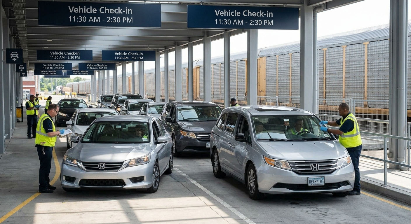 Auto Train Station Check-in